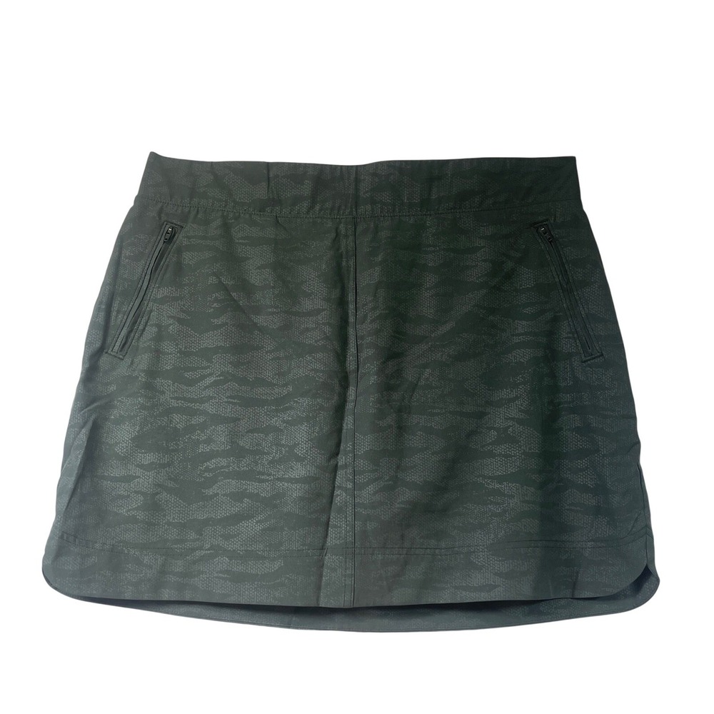 Orvis Skort‎ Womens XL Green Safari Golf Active Outdoor Athletic Skirt